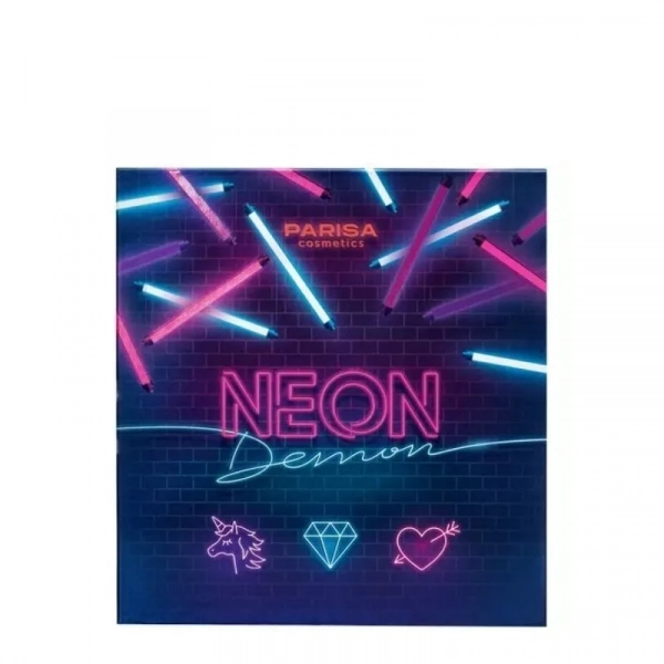 Набор теней для век Parisa NEON Demon 16 оттенков