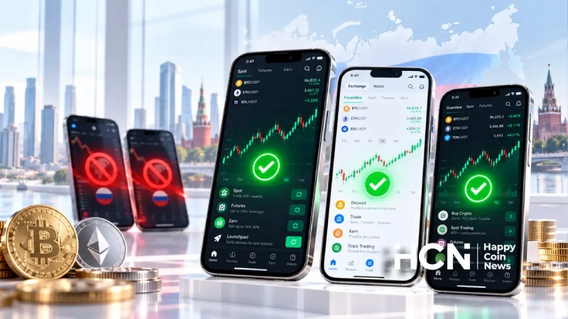 Bitget и MEXC уходят из России: какие криптобиржи доступны россиянам